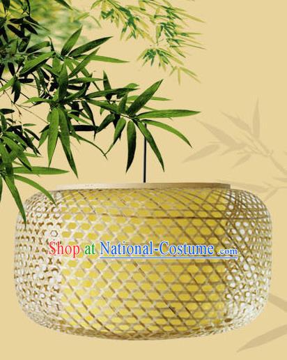 Traditional Chinese Bamboo Weaving Hanging Lanterns Handmade Lantern Scaldfish Lamp