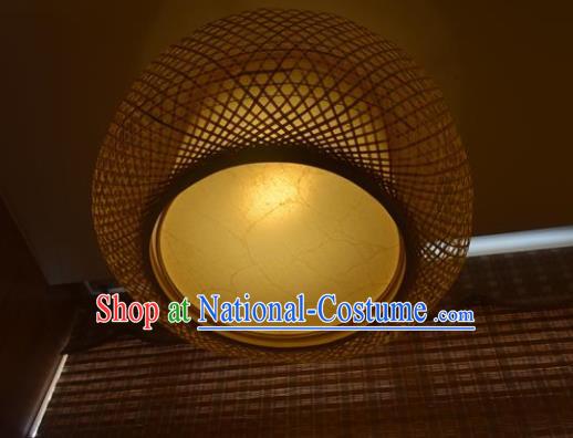 Chinese Traditional Handmade Bamboo Weaving Lanterns Hanging Lantern Parchment Lamp