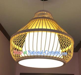 Chinese Traditional Bamboo Weaving Epang Palace Lanterns Handmade Hanging Lantern Lamp