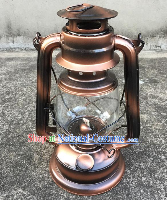 Chinese Traditional Kerosene Lamp Desk Lanterns Handmade Barn Lantern