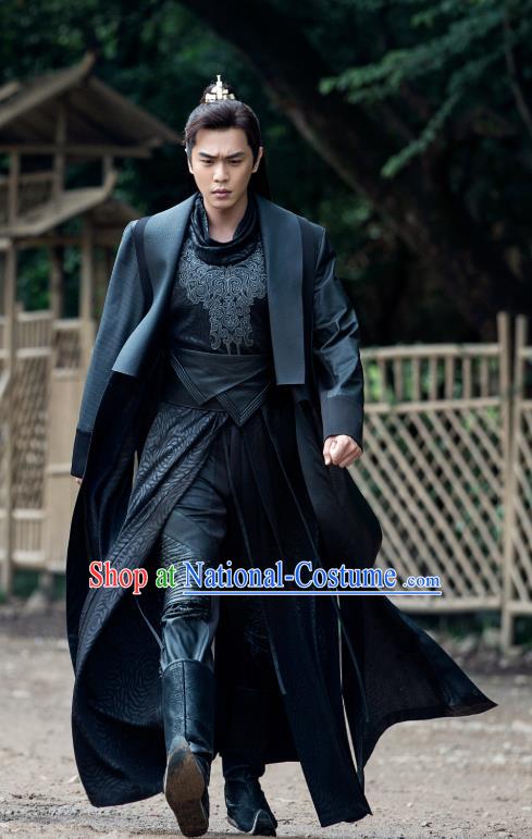 Chinese Drama Joy of Life Ancient Swordsman Fan Xian Nian Wuzhu Replica Costume and Headpiece Complete Set