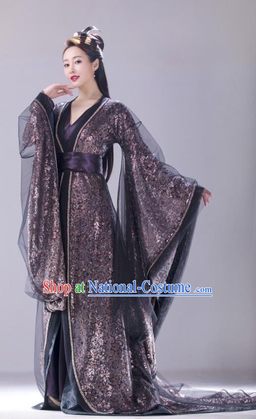 Qing Yu Nian Chinese Drama Ancient Noble Consort Si Lili Joy of Life Replica Costume and Headpiece Complete Set