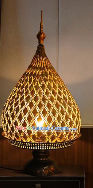 Southeast Asia Traditional Desk Lantern Thailand Handmade Brass Lanterns