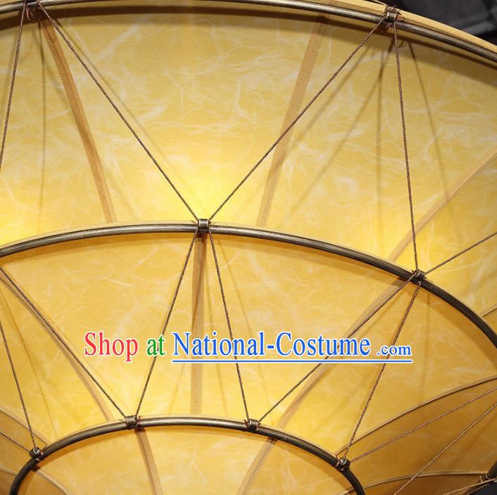 Asian Traditional Imitation Sheepskin Ceiling Lantern Thailand Handmade Lanterns Hanging Lamps