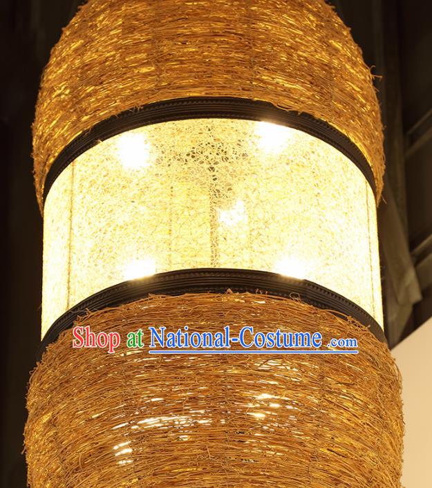 Asian Traditional Rattan Ceiling Lantern Thailand Handmade Lanterns Hanging Lamps