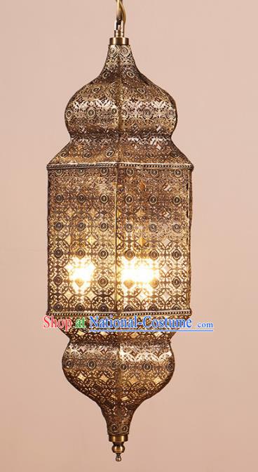 Asian Traditional Iron Ceiling Lantern Thailand Handmade Lanterns Hanging Lamps