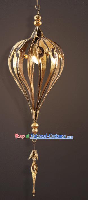 Asian Traditional Steel Art Ceiling Lantern Thailand Handmade Lanterns Hanging Lamps