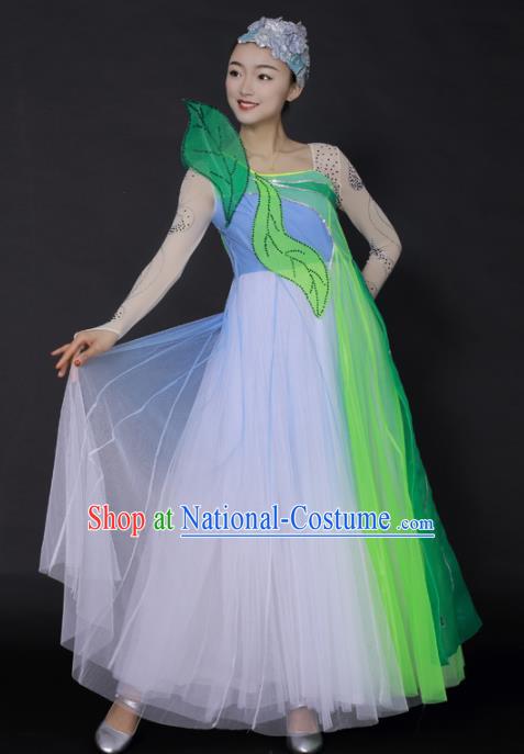 Professional Modern Dance Chorus Veil Dress Opening Dance Stage Performance Costume for Women