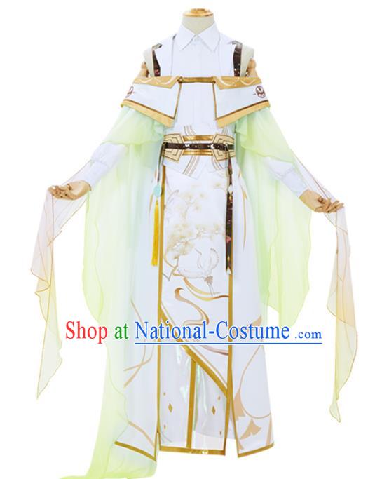 Traditional Chinese Cosplay Knight Costume Ancient Swordsman Hanfu Clothing for Men