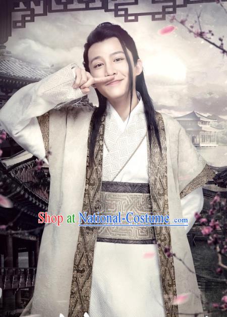 Historical Drama Love is More Than A Word Chinese Ancient Swordsman Hao Guozi Costume for Men