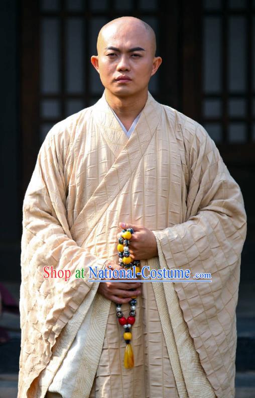 Chinese Ancient Monk Clothing Historical Drama Devastating Beauty Costume for Men