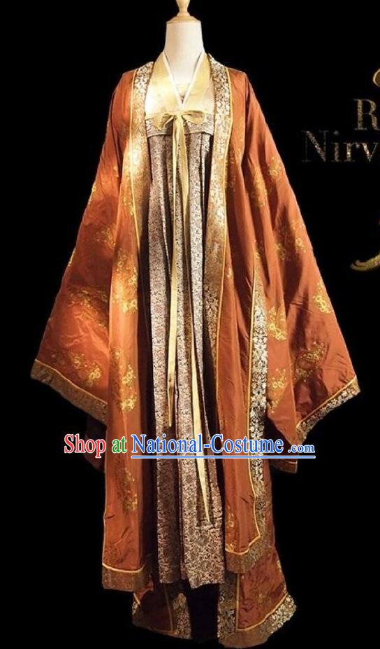 Chinese Ancient Court Princess Costume Historical Drama Royal Nirvana Song Dynasty Infanta Hanfu Dress for Women