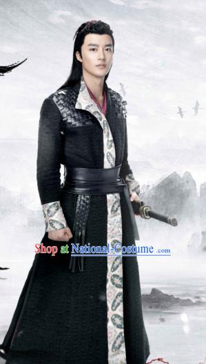 Chinese Ancient Swordsman Zhao Wohuan Clothing Historical Drama Xia Tan Jian Bu Zhi Costume for Men