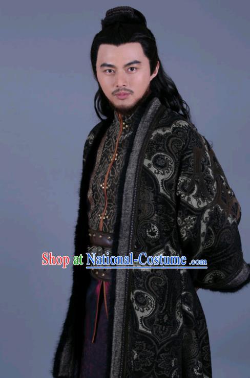 Chinese Ancient Swordsman Zhang Xianbing Clothing Historical Drama The Legend of Zu Costume for Men