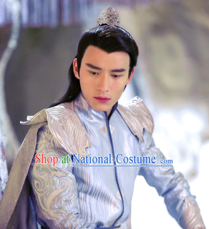 Chinese Ancient Swordsman King Clothing Historical Drama The Legend of Zu Costume for Men