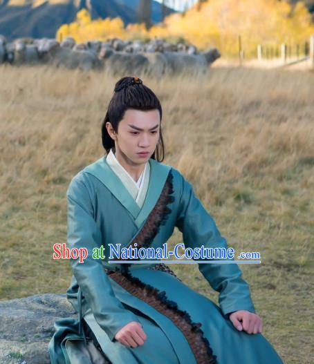 Chinese Ancient Swordsman Yu Yingqi Clothing Historical Drama The Legend of Zu Costume for Men