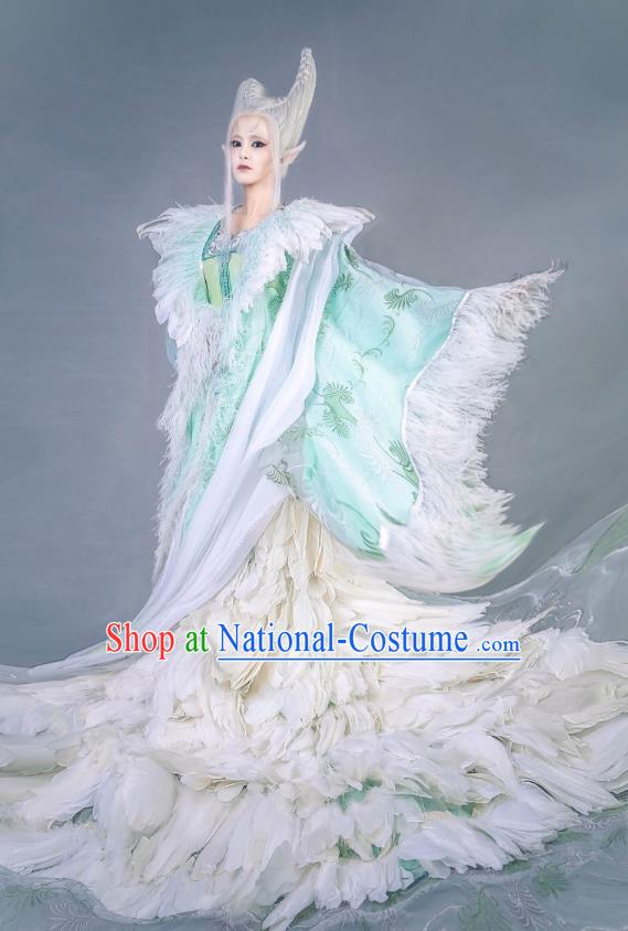 Chinese Historical Drama Swords of Legends Ancient Fairy Princess Xue Ji Costume and Headpiece for Women