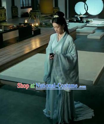 Chinese Ancient Princess Consort Rong Le Dress Historical Drama Princess Silver Pink Costume and Headpiece for Women