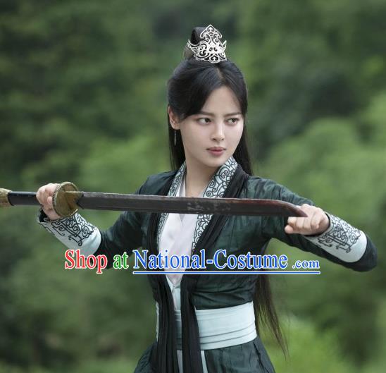 Qing Yu Nian Chinese Historical Drama Ancient Blessed Maiden of Northern Qi Haitang Duoduo Joy of Life Costume and Headpiece Complete Set