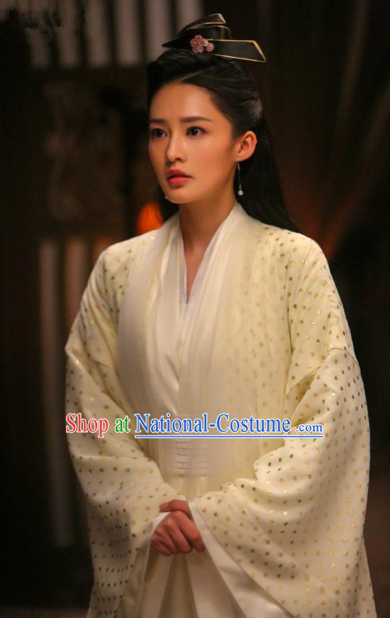 Qing Yu Nian Chinese Historical Drama Joy of Life Ancient Princess Lin Wan Er Costume and Headpiece Complete Set