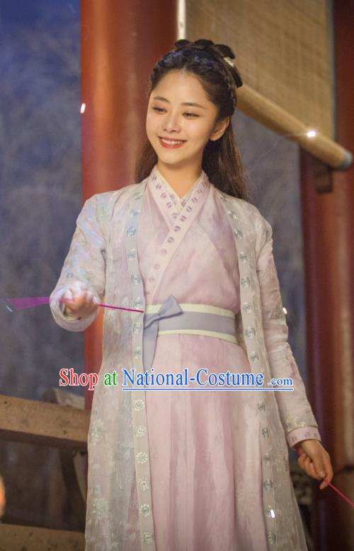 Chinese Ancient Ming Dynasty Female Detective Yuan Jinxia Dress Drama Under the Power Costume and Headpiece for Women