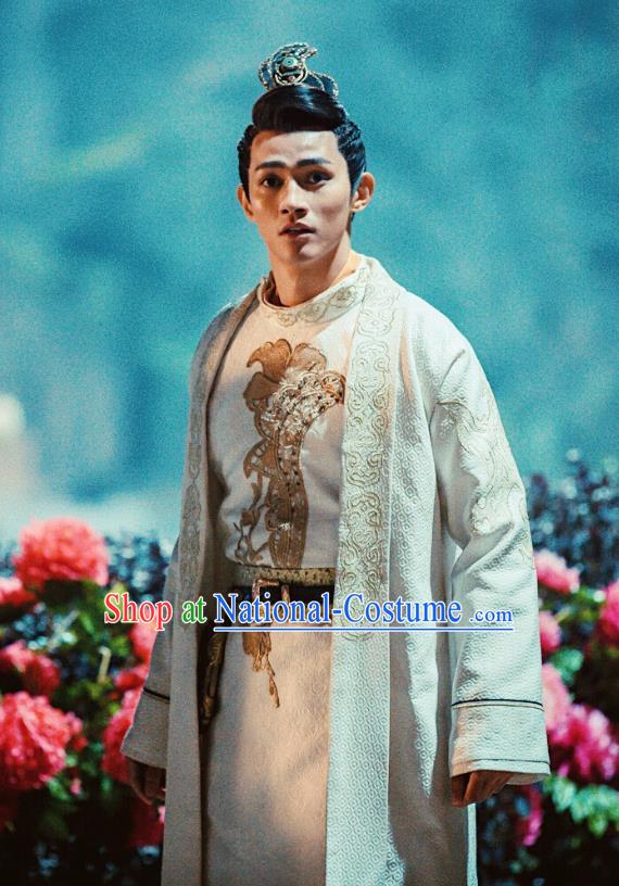 Drama Demon Catcher Zhong Kui Chinese Ancient Master Yang Renzhi Costume and Headpiece Complete Set