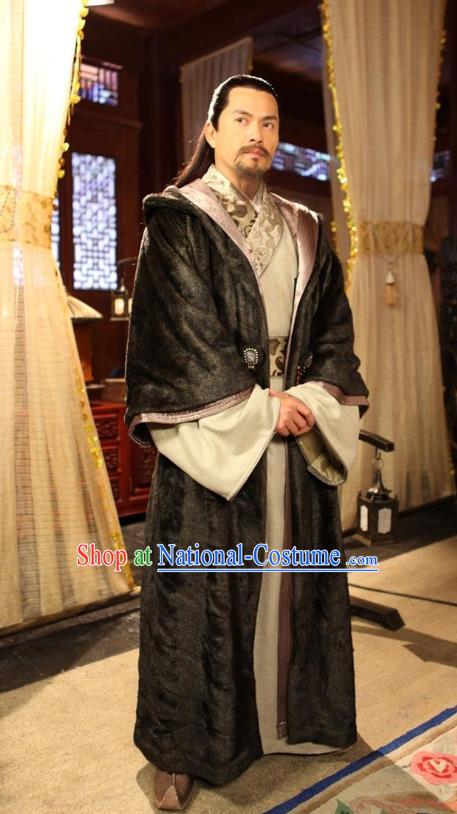 Chinese Ancient Yunnan Costumes Apparels Garment Drama Turbulence of the Mu Clan Ethnic Royal Highness Mu Qing Clothing and Headwear