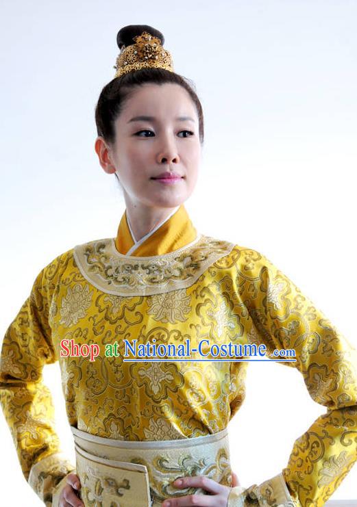 Chinese Ancient Empress Costumes Garment and Headpieces Drama The Empress Queen Dress Apparels