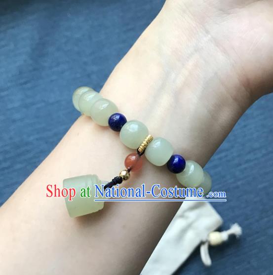 Chinese Ancient Hanfu Jade Accessories Jade Bracelet Jewelry Wristlet