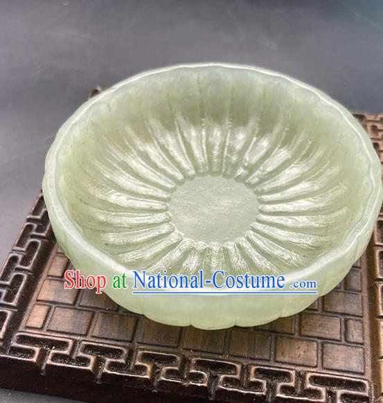 Chinese Jade Craft Carving Teacup Accessories Goblet Handiwork