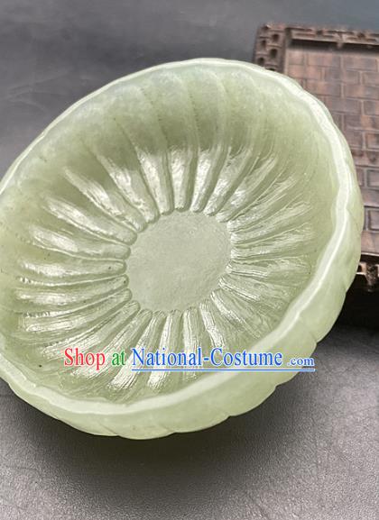 Chinese Jade Craft Carving Teacup Accessories Goblet Handiwork