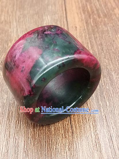 Chinese Ancient Men Hanfu Ring Jade Jewelry Jade Finger Accessories