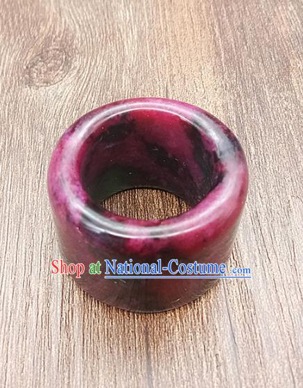 Chinese Ancient Men Hanfu Ring Jade Jewelry Jade Finger Accessories