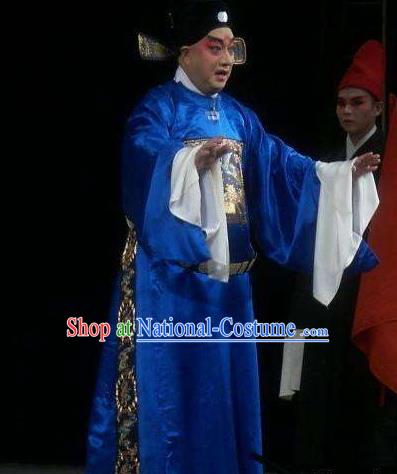 Chinese Peking Opera Official Costumes Apparels Selling Youlang Exclusive to the Flower Leader Minister Garment and Hat