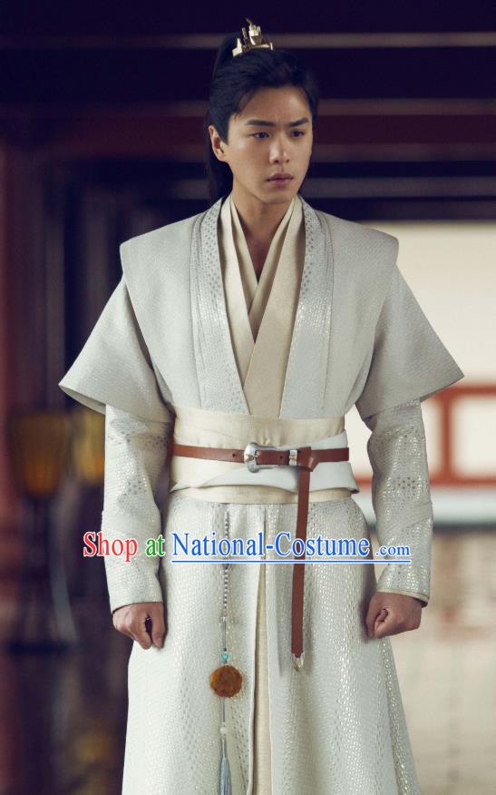 Chinese Ancient Nobility Childe Swordsman Fan Xian Drama Qing Yu Nian Joy of Life Zhang Ruoyun Replica Costume for Men