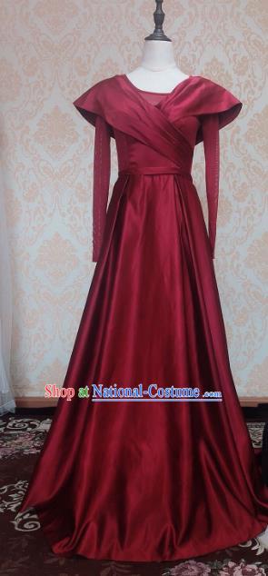 Indian Traditional Lehenga Wine Red Dress Asian India Wedding Costume for Women