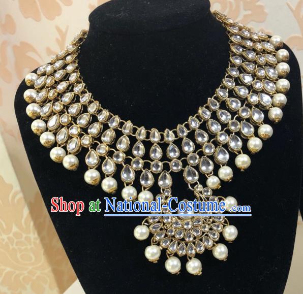 Indian Traditional Wedding Necklace Asian India Bride Jewelry Accessories for Women