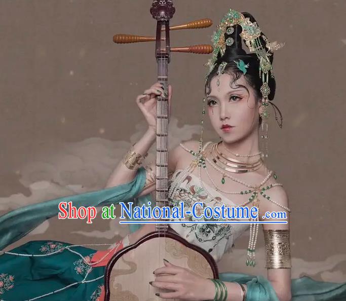 Chinese Dance National Treasure Flying Apsaras Dress Traditional Classical Dance Stage Performance Costume for Women