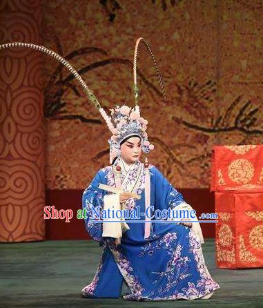 Chinese Historical Beijing Opera Young Men Apparels Zhu Lian Zhai Peking Opera Niche Garment Costumes and Headpiece