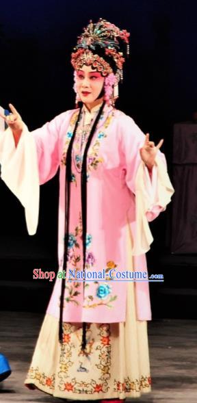 The Palace of Eternal Youth Chinese Kun Opera Diva Costumes Peking Opera Hua Tan Dress Apparels Consort Yang Garment and Headwear