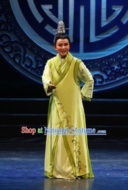 The Love of Maritime Silk Road Chinese Yue Opera Xiaosheng Costumes and Headwear Shaoxing Opera Garment Young Male Scholar He Chunlin Apparels