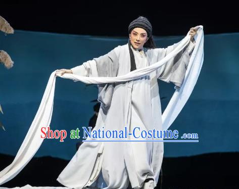 Chinese Yue Opera Xiaosheng Costumes and Headwear Shaoxing Opera Wang Yangming Young Male Garment Apparels