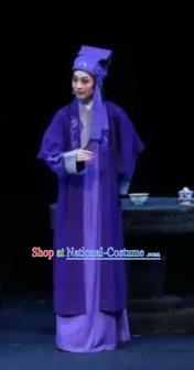 Chinese Yue Opera Scholar Xiao Xiao Chun Yu Niche Zhang Zhichen Costumes and Headwear Shaoxing Opera Young Male Garment Apparels