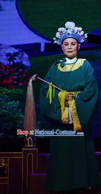 Chinese Yue Opera Eunuch Costumes and Headwear Shaoxing Opera Tian Dao Zheng Yi Court Servant Apparels Garment