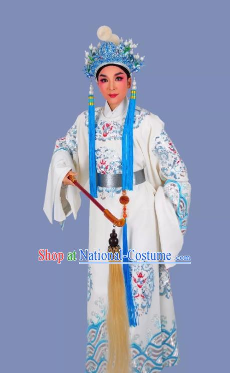 Palm Civet for Prince Chinese Yue Opera Male Chen Lin Apparels Costumes and Headwear Shaoxing Opera Court Eunuch Garment