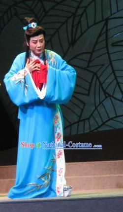 Three Charming Smiles Chinese Yue Opera Xiaosheng Garment Clothing and Headwear Shaoxing Opera Young Male Tang Bohu Apparels Costumes