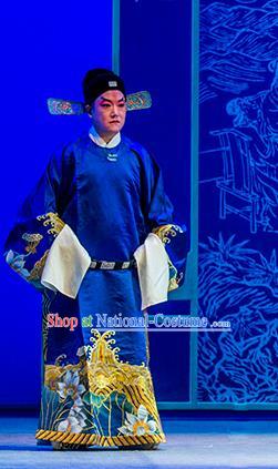 Chinese Kun Opera Nan Ke Dream Official Garment and Headwear Kunqu Opera Costumes Minister Apparels Clothing