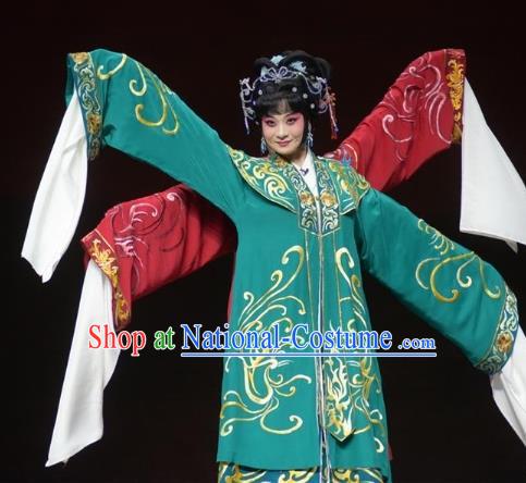 Chinese Kun Opera Queen the Dream of Xiang Fei Nv Ying Dress Apparels Costumes and Headpieces Kunqu Opera Hua Tan Garment