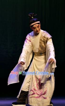 Romance Juliet Chinese Kun Opera Niche Apparels and Headwear Kunqu Opera Garment Young Male Xiaosheng Ji Can Costumes