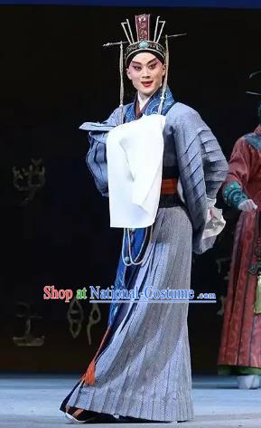 Chinese Kun Opera Xiaosheng Niche Costumes and Headwear Kunqu Opera Confucius Garment Young Male Prince Apparels